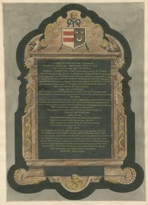 Lady Anne Southwellin muistomerkki Actonin kirkosta 作： Daniel Lysons