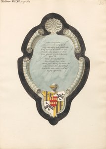 Memorial a Baybrigg Buckeridge, sua esposa Mary e seu filho, Thomas, da Igreja de West Ham 作： Daniel Lysons