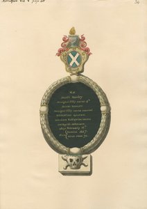 Memorial a Jacob Hawley da Igreja de Brentforth 作： Daniel Lysons
