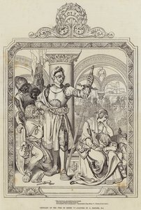 ヘンリー5世の騎士道 作： Daniel Maclise