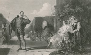 マルボリオ、十二夜 作： Daniel Maclise