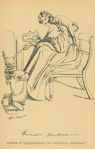 ミス・ハリエット・マルティノー 作： Daniel Maclise