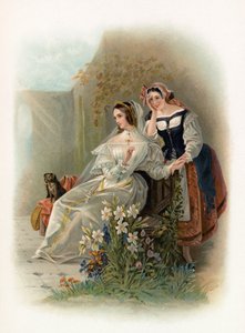 十二夜のオリビアとマリア 作： Daniel Maclise