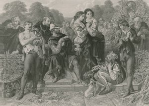 オーランドとレスラー、好きなように 作： Daniel Maclise