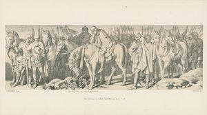 ヨークからのエドウィンとモーカーの隠れ家 作： Daniel Maclise
