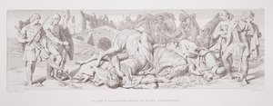 スタンフォードブリッジの戦い後のトスティグとハロルドハードラダの死 作： Daniel Maclise