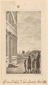 シュルツェの『ラテン語入門書』（1779年、ベルリン）の最初のページ 作： Daniel Nikolaus Chodowiecki