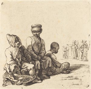 ロシア人とトルコ人 作： Daniel Nikolaus Chodowiecki