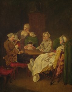 テーブルでの社会