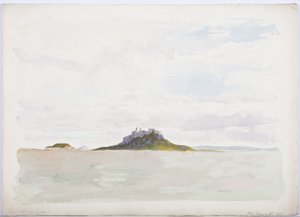 ホーリーアイランドキャッスル、1893年（紙と鉛筆）