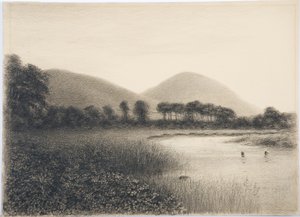 イーバーリングベル、ノーサンバーランド、1916年頃（紙と鉛筆） 作： Daniel Oliver