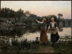 水の運搬船 作： Daniel Ridgway Knight