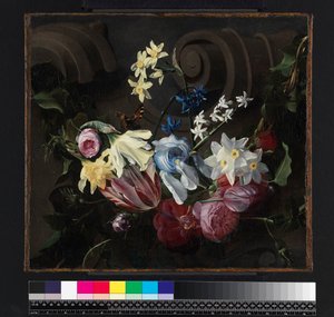 1661年以前の花の花綱 作： Daniel Seghers