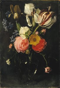 花瓶の花。 作： Daniel Seghers