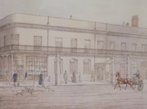 Assembly Rooms＆Williams Library、チェルトナム、1821 作： Daniel Thomas Egerton