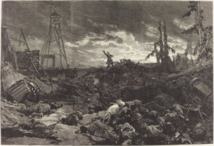 シャトレ劇場でのミシェル・ストロゴフ、1880年。 作： Daniel Urrabieta Vierge