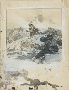 1871 年 5 月のパリ コミューン弾圧の様子 作： Daniel Urrabieta Vierge