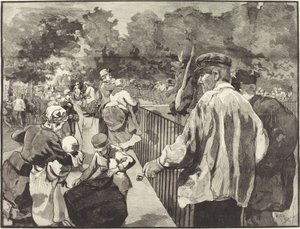 植物園で 作： Daniel Vierge