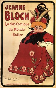 ジャンヌ・ブロック、1908 作： Daniel de Losques