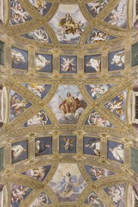 中央身廊の保管庫、S。マリアアスンタ教会、1629年 作： Daniele Crespi