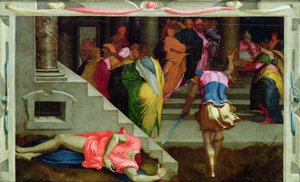 洗礼者ヨハネの殉教、1530年頃 作： Daniele da Volterra