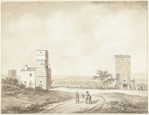 チボリ近くのヴィッラ アドリアーナの遺跡 作： Daniël Dupré