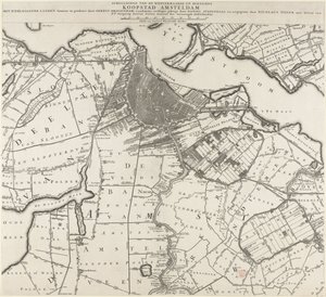 アムステルダムとその周辺地域の地図 作： Daniël Stopendael