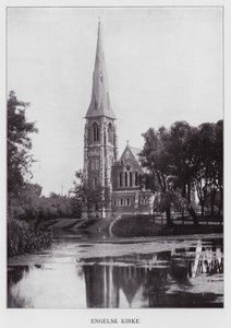 Kjobenhavn / Copenhagen: English Church (bw/photo) 作： Danish Photographer