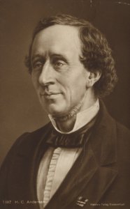 ハンスクリスチャンアンデルセン（1805-1875）、デンマークの作家、詩人 作： Danish School