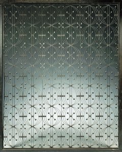 エレベータグリル、1893年 作： Dankmar Adler