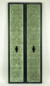 2つのエレベーターパネル、1894-1895 作： Dankmar Adler