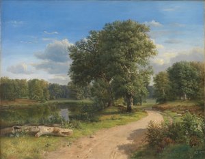 Hammermøllen、北ジーランドの近くの風景 作： Dankvart Dreyer