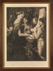 美しい手 作： Dante Gabriel (after) Rossetti
