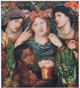 マイ・マガジン』（アーサー・ミー）の挿絵「最愛の人」、1920-30年頃（カラーリトグラフ） 作： Dante Gabriel (after) Rossetti