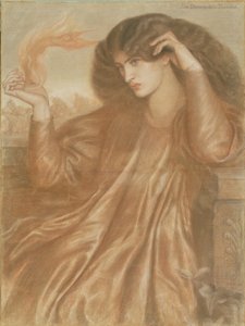 炎の女 作： Dante Gabriel Charles Rossetti