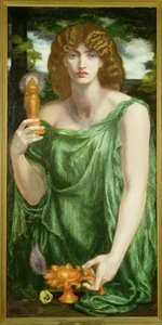 ムネモシュネ 作： Dante Gabriel Charles Rossetti
