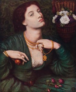 モナポモナ、1864年 作： Dante Gabriel Charles Rossetti