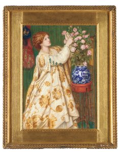 モナローザ、1867年 作： Dante Gabriel Charles Rossetti