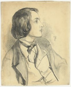 ウィリアム・マイケル・ロセッティの肖像 作： Dante Gabriel Charles Rossetti