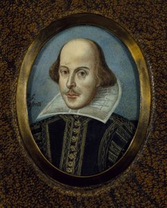 Portrait of William Shakespeare (1564-1616) par Rossetti, Dante Gabriel (1828-1882), ca 1865 - Watercolour on cardboard - Folger Shakespeare Library 作： Dante Gabriel Charles Rossetti