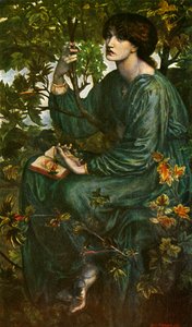 デイドリーム、1880年、c1912 作： Dante Gabriel Charles Rossetti