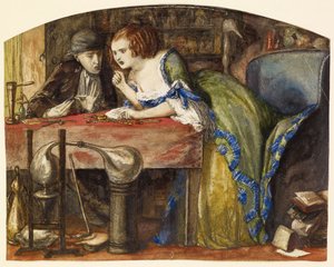 研究所 作： Dante Gabriel Charles Rossetti