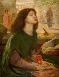 ベアタ・ベアトリクス、1877年 作： Dante Gabriel Rossetti