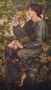 Day Dreams、1880年、c1915 作： Dante Gabriel Charles Rossetti