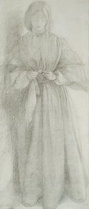 エリザベス・シッダル（ダンテ・ガブリエル・ロセッティ夫人） 作： Dante Gabriel Rossetti