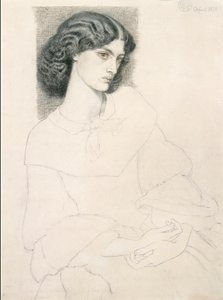 ジェーン・バーデン（1840-1914） 作： ダンテ・ゲイブリエル・ロセッティ