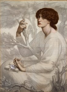 デイドリーム、19世紀後半 作： Dante Gabriel Rossetti