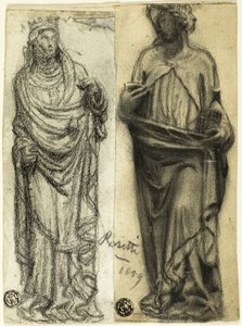 中世彫刻の2つの研究 作： Dante Gabriel Rossetti