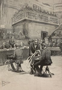 6月3日、上院で市民・軍人年金法案について討議 作： Dante Paolocci