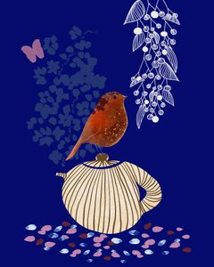 遊び心あふれる鳥のティーポット 作： Danushka Abeygoda